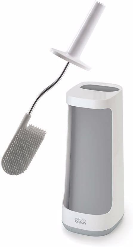 Joseph Joseph Toilet Brush, White/Grey, Set of 2