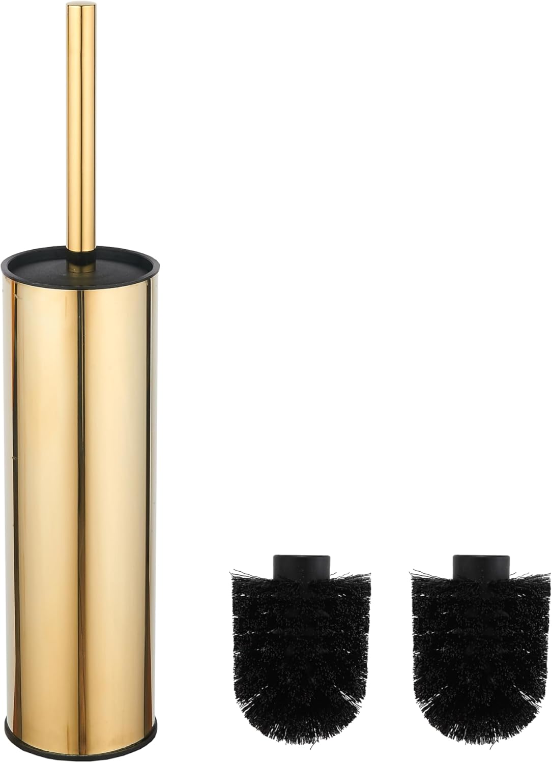 Toilet Brush and Holder,Stainless Steel Toilet Brushes for Bathroom with Holder 2pack Brushed Nickel