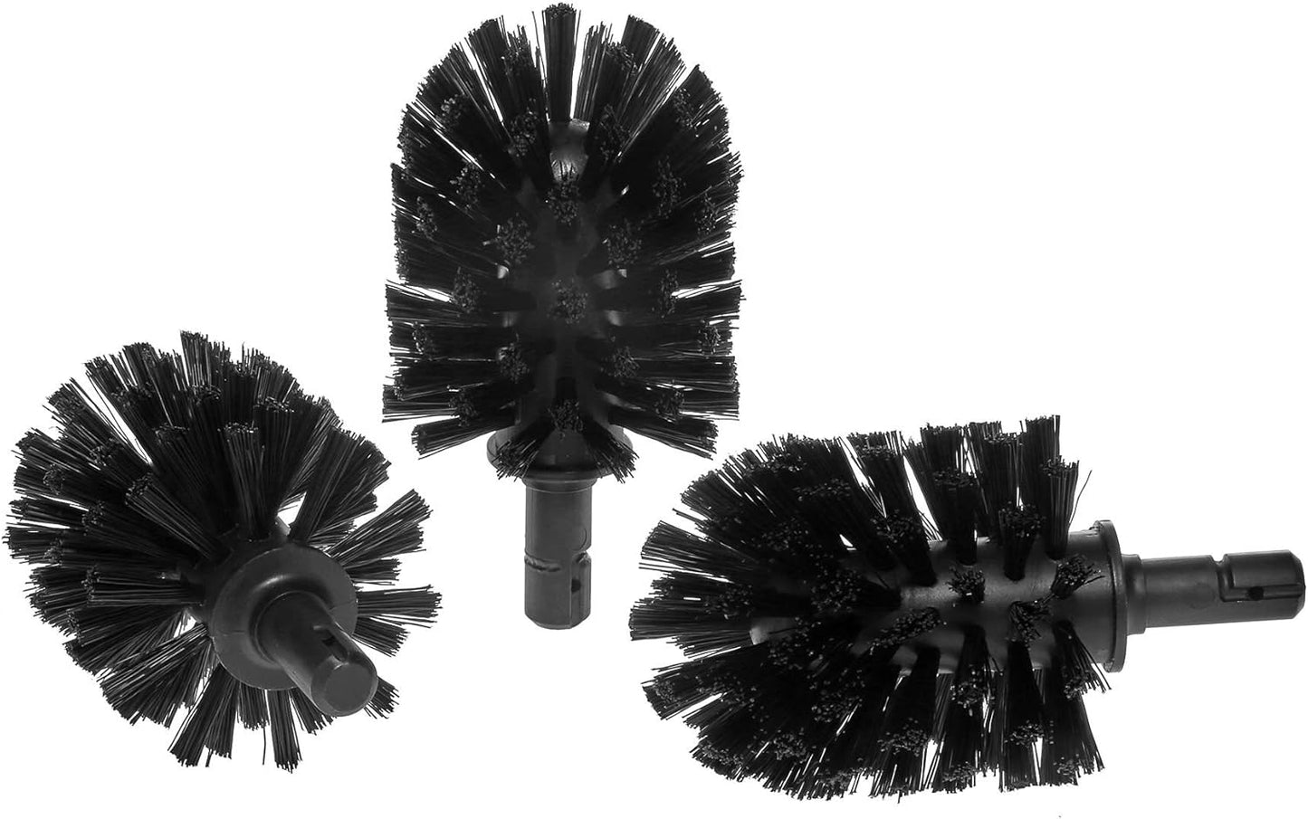 Toilet Brush Head, White/Black, Ersatz