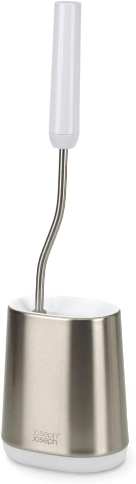 Joseph Joseph Toilet Brush, White/Grey, Set of 2