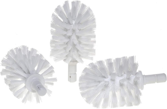 Toilet Brush Head, White/Black, Ersatz