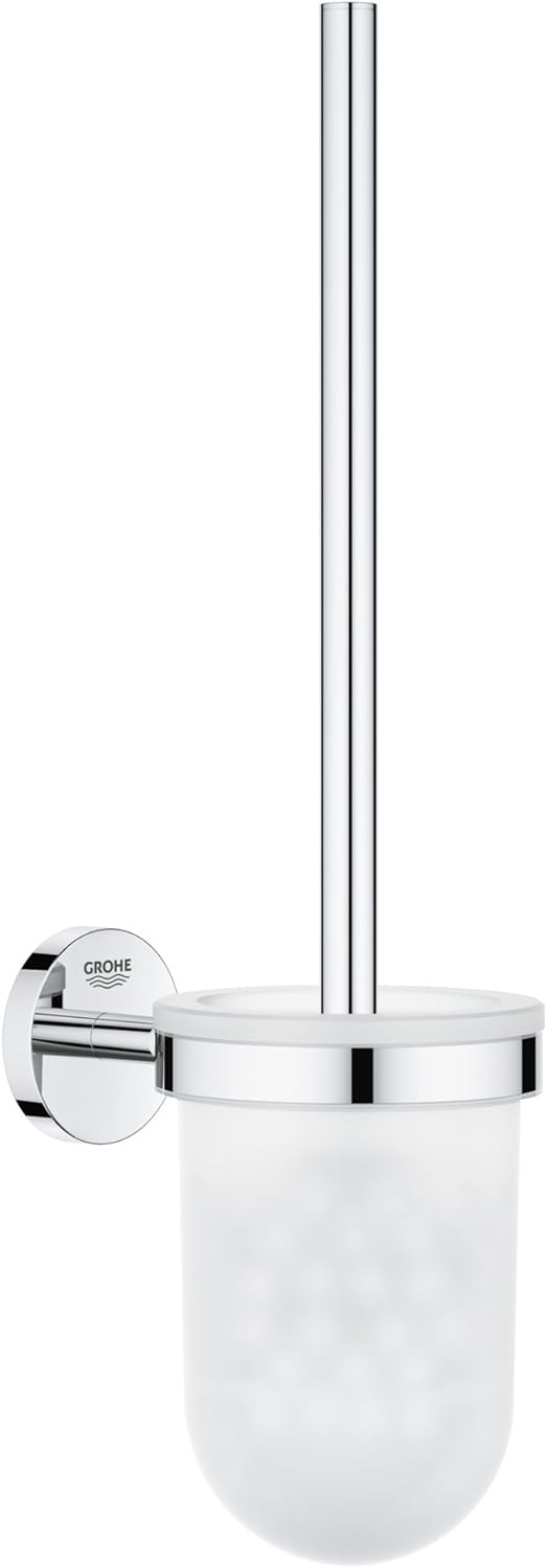 Grohe 40463001 BauCosmopolitan Toilet Brush Set, Starlight Chrome